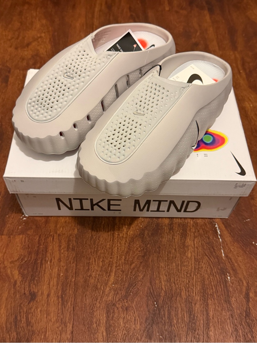 Nike Mind Slides Light Smoke Grey Men’s Size